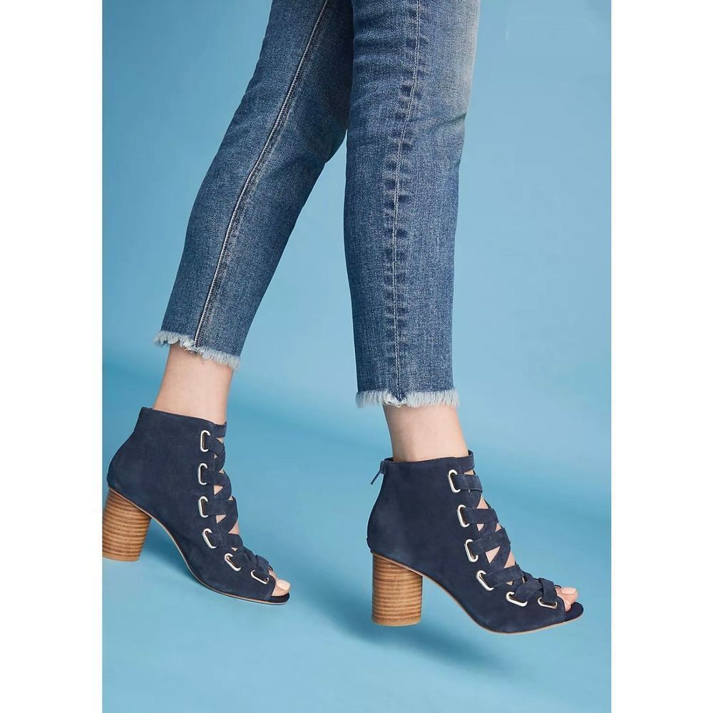 Jeffrey Campbell Salazar Shooties Blue Size 10 - Picture 2 of 13